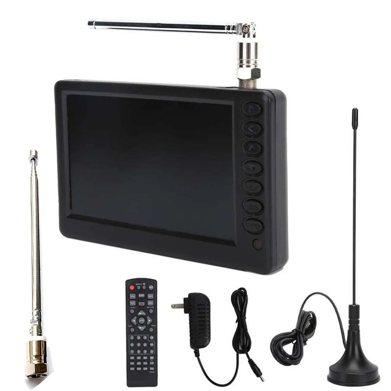 LEADSTAR Rechargeable D5 5 Inch 800*480 Portable Mini Tv With DVB-T2 ATSC ISDBT FM ATV USB Battery Pocket tv Watch Any Where