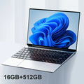 14.1" Ultra Slim Laptop 16GB RAM 2TB SSD Intel N3700 Notebook Gamer Windows 11 Pro 1920*1080  Display Office Study Computer PC