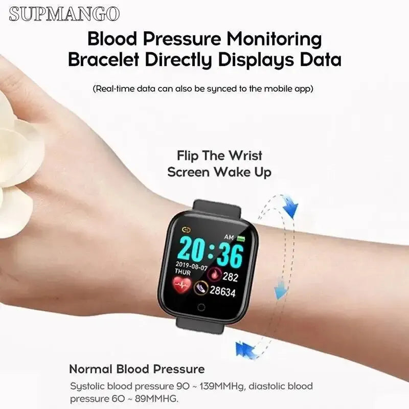 Customized True Pedometer Chip Multifunctional Smart Watch Men Women Bluetooth Connected Phone Music Fitness Sports Bracelet